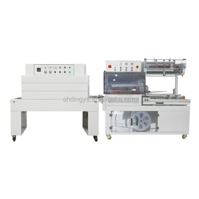 China DQL5545 Automatic L Type Food Sealer Sealing Tunnel DSD4520 Heat Shrink Packaging Machine for sale