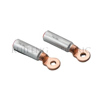 China Bimetallic Cable Joint Copper Supports Aluminum Compression Jointer 16 25 35 50 70 95 120 150 185 240 300 400mm2 Electrical for sale