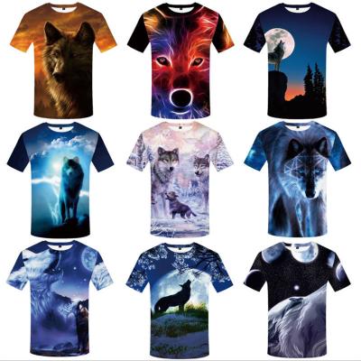 China Hot Sale OEM ODM Manufacturer Discount Anti-Wrinkle Round Neck Gym Breathable Quick Dry Sport 3D Printed T-shirts for sale