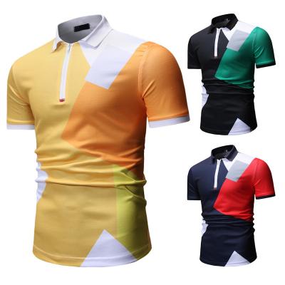 China Best Supplier Anti-Wrinkle Business Men's Popular OEM High Quality Logo Stock Apparel Plus Size Bulk Golf Mens Polo T-Shirts Quick Dry Custom for sale