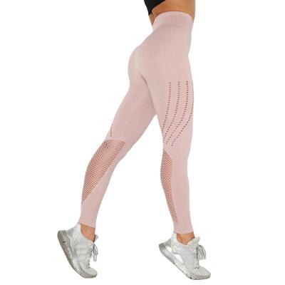 China 2020 Big Stretch 4 Ways Athleisure Gym Sport Wear Workout High Waist Breathable Wholesale Fitness Gaiters Mesh Custom Women Yoga Pants for sale