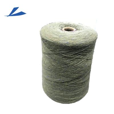 China 1/16NM Anti-insect 85% wool 15% wool blend silk wool superior dyed spun knot yarn for hand knitting for sale