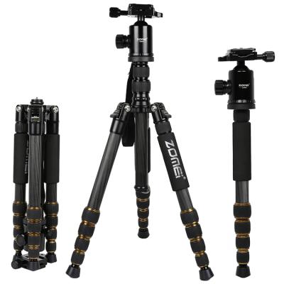 China ZOMEi Z669C PORTABLE Carbon Fiber Tripod Photography Tripod for Digital Camera for sale