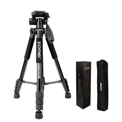 China Zomei Q222 Aluminum Tripod Mobile Phone Video Camera Tripod For Beginners for sale