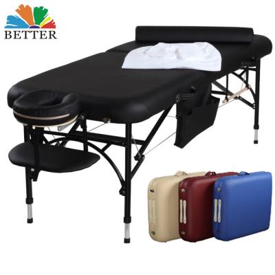 China Massage Table Welding Aluminum Massage Table Portable Massage Table With Massage Sheet for sale