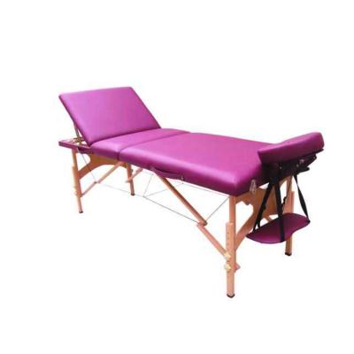 China Modern wooden adjustable massage table folding massage table foldable massage spa for sale