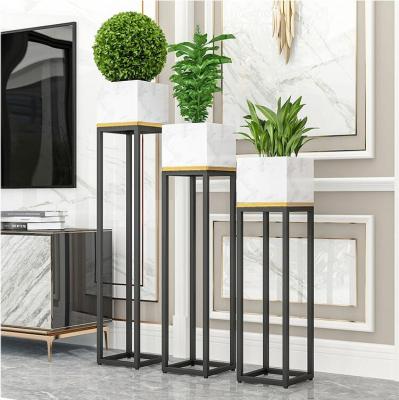 China New Modern Design Flower Rack Display Stand Flower Pot Shelf Art Decoration Rack Metal Plant Stand Flower Pot Holder For Living Room for sale