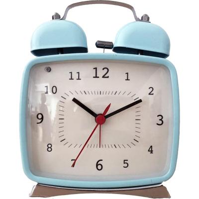 China LUMINOVA Square Table Alarm Clock with Light, School Bell Clock for sale