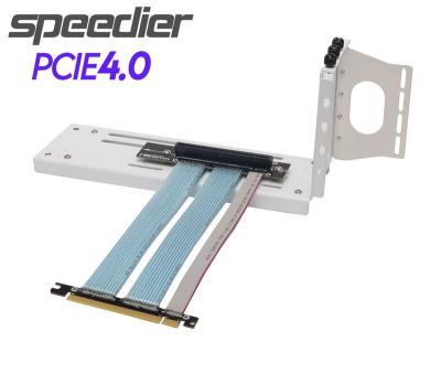 China High Speed ​​PVC+Copper PCI-E 4.0 Graphics Card PCI-e 4.0 Extension Cable Extra x16 Riser Flexible Cable For GTX3080ti RX5700xt Video Card for sale