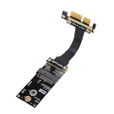 China PVC+Copper New PCIe 3.0 M.2 WiFi (A.E. Key) to PCI Express x1 Adapter Riser Gen3.0 Wireless PCI-E X1 M2 WiFi Network Card Extra 8G/bps for sale