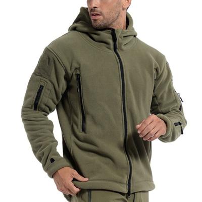 China US Winter Men's Anti-wrinkle Fleece Hooded Militar Softshell Coat Outdoor Military Thermal Tactical Sports Jackets Increasing Army Outdoor Jackets for sale