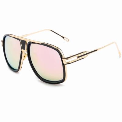 China 2020 new arrival fashion sunglasses 6615 oversized vintage women's eyewear shades metal frame couples fashion sunglasses for sale