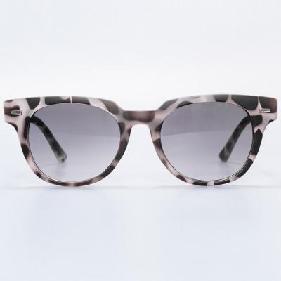 China 2020 new arrival designer sunglasses frame women fashion leopard UV400 lens plastic frame women sunglasses 28704 for sale