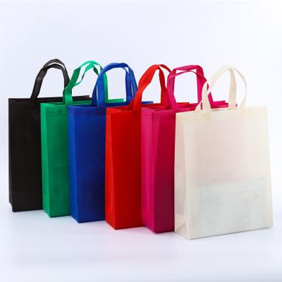 China Promotional Customized Laminated Non Woven Folding Shopping Tote Bag Eco - Friendly Reusable Shopping Tote Bag for sale