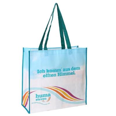 China Reusable Custom Bags For Shopping With Colorful Logo Printing Foldable Eco - Friendly Shopping Bags for sale