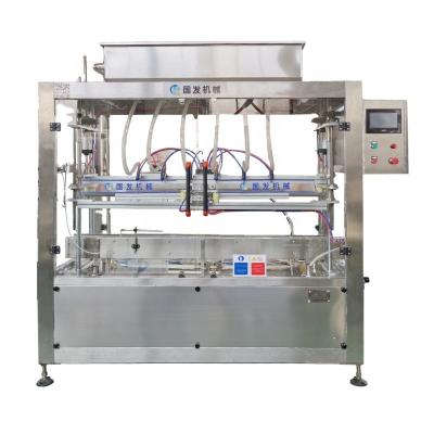 China Commercial automatic liquid glass plastic gravity drink food bottle stainless steel liquid material filling machine for sale