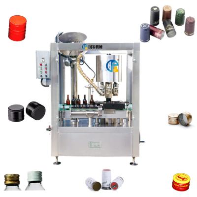 China Aluminum Capping Machine Stainless Steel Automatic Small Food Price Automatic Electric Bottle Capping Machine Commercial Bottle for sale