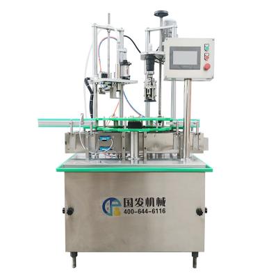 China GOFAR Automatic Food Aluminum Durable Water Bottle Manual Apple Juice Sealing Machine Plastic Pet Glass Capping Machine for sale