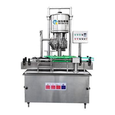 China Automatic Single Aluminum Food Head ROPP Cover Glass Wine Essential Oil Bottle Pile Proof Caps ROPP Cover Capping Machine for sale