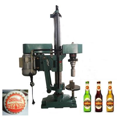 China Beverage Easy To Use Efficient Semi-automatic Beer Bottle Crown Ropp Capping Machine for sale