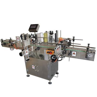 China Plastic Water Round Food Bottle Durable Square Labeling Fully Automatic Labeling Machine for sale