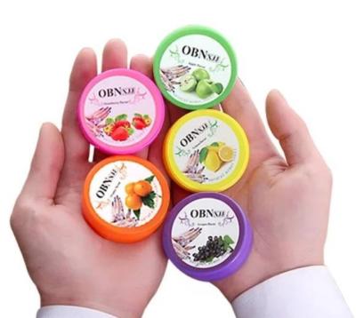 China Professional Salon Many Fruit Flavors Gel Nail Polish Removal Cotton Pads Disposable Nail Remover Pads For Nail Clean for sale