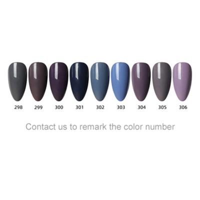 China Amazon Gray Hot Sale Nail Art SZ Morandy Series UV Led Nail Gel Polish For Professional Nail Salon Use for sale