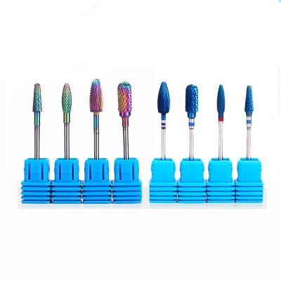 China Removal Of Dead Calluses 8 Different Size Skin Tungsten Steel Ceramic Nail High Quality Level Drill Bit for sale