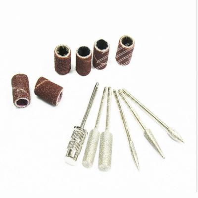 China Modern 6 Pcs Nail Polish Sandpaper Ring Set for sale