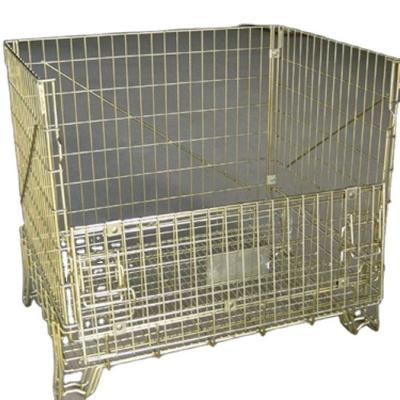 China Logistics Transportation Warehouse Q235 Steel Cube Storage Bin With Feet for sale