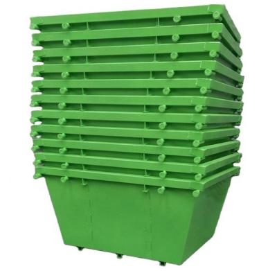 China Good Quality Q235 Sustainable Industrial Waste Forklift Waste Bin for sale