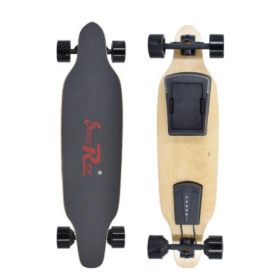 China SYL13 Tesla Battery 600w Unisex Electric Skateboard Scooter Longboard Hub Motor Wheel EBS Four Speed ​​2.4G Control System for sale