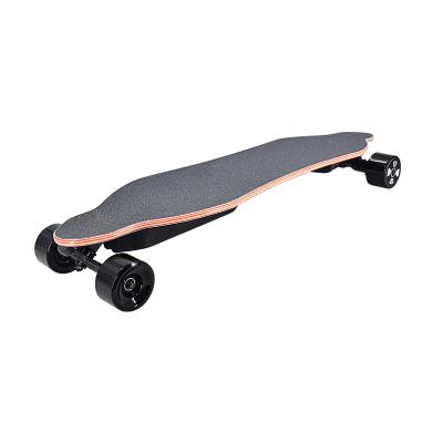 China USA SYL-10 Dual Action 600w Electric Skateboard Scooter Longboard Hub Motor PU Wheel EBS Four Speed ​​2.4G Control System for sale