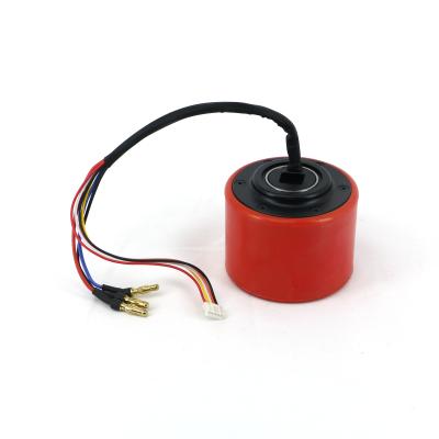 China 70mm Outrunner Hall Sensor 150W DC 70 Hub Dripproof Brushless Motor with PU Wheel for RC Scooter Electric Skateboard Mountainboard for sale