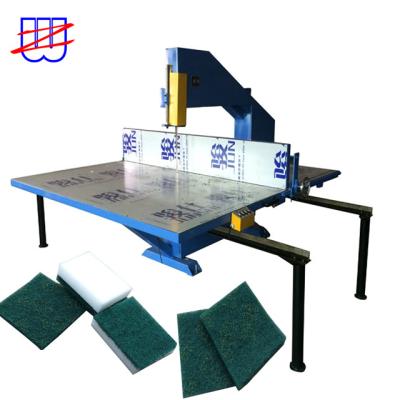 China AC380/50HZ Vertical Sponge Foam Cutting Machine with Hot Melt Glue Laminating Function for sale