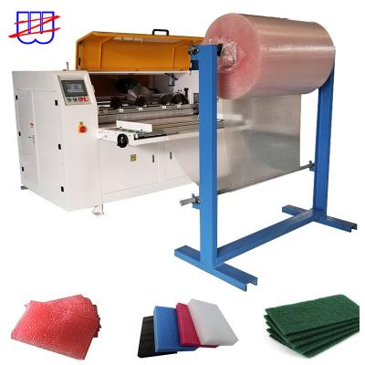 China Fully Automatic PLC Control Cross Cutter for PE EPE EVA Foam Roll Sheet Cutting and Slitting for sale