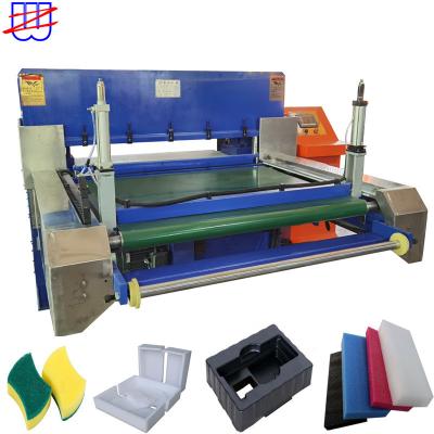 China Professional Kitchen Sponge EVA EPE Foam Die Cutting Machine with Automatic Feeding for sale