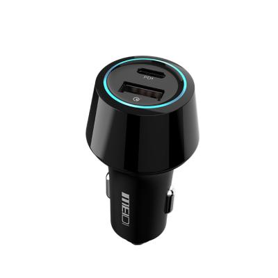 China 27W PD Fast Power Charging 3.0 Usb Car Charger For Iphone 11 Pro Max Fast Pd Car Phone Charger for sale