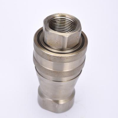 China Hose Lines Connect 304 Stainless Steel Open And Close Hydraulic Joint Kzf 3/8 1/2 3/4 for sale