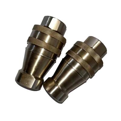 China Hose Lines Connect American Kind Thread Hydraulic Coupler Coupler NPT Brass Quick Release Kzd Iso7241-b Quick Release Coupling for sale