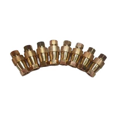 China Hose Lines Connect Kzd Brass Ball Lock Hydraulic Quick Connect Couplers Iso7241 B Series for sale