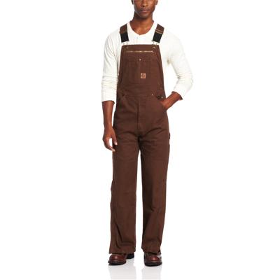 China Denim Plus Size Brown Mens Jeans Overalls Overalls Basic Mens Fashion Overalls For Mens Pants for sale