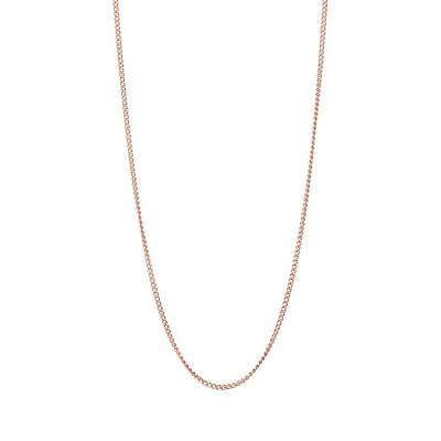 China Fashionable Best Selling High Quality Silver 925 18k Gold Plated Minimalist Style Thin Chain Necklace for sale