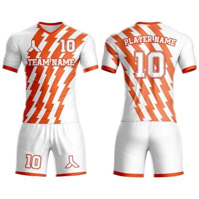 China Shirts & Tops Cheap Sublimated Soccer Jersey Mens Customized Soccer Shirt Football Club Custom Uniforms for sale