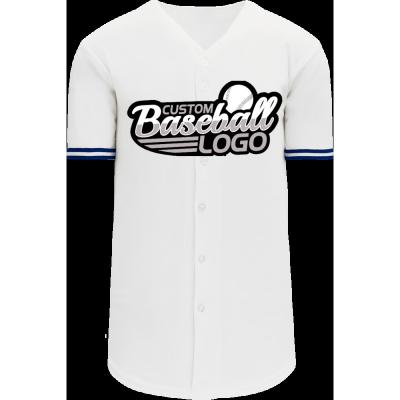 China Antibacterial Wholesale Breathable Letter Printing Custom Blank Sleeve Baseball Jersey Short Baseball Uniforms for sale