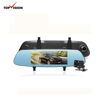 China Bondage 6.86inch IPS 1080p Dual Vehicle Manual Car Camera HD Car Dvr Car Rearview Camera Dvr for sale