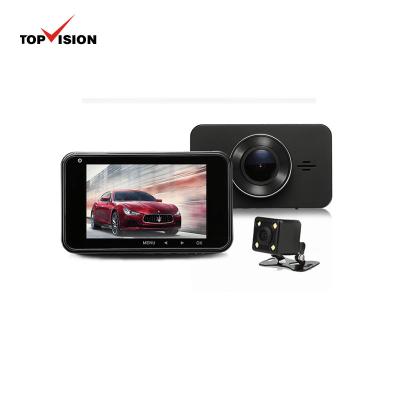 China 3 Inch Hd Wdr 1080p Car Driver Recorder 2 Channel Dash Cam Night Vision Camera Dashcam Car Dvr Full Hd Dvr TRD079 for sale