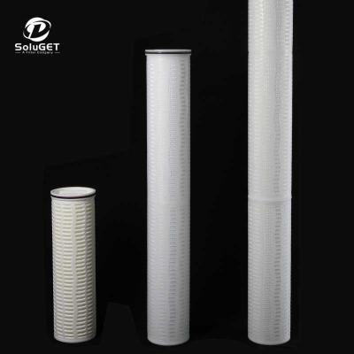 China Factory HFPP Series 0.1 Micron 40 Inch PP High Flow Pleated Filter Cartridge Filter For Industrial Water Treatment for sale