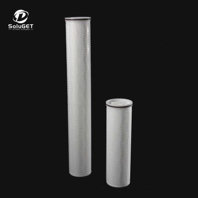 China Factory HFPP Series 20/40 Inch PP Filter High Flow 5 Micron Pleated Filter Cartridge For Industrial Filtration for sale