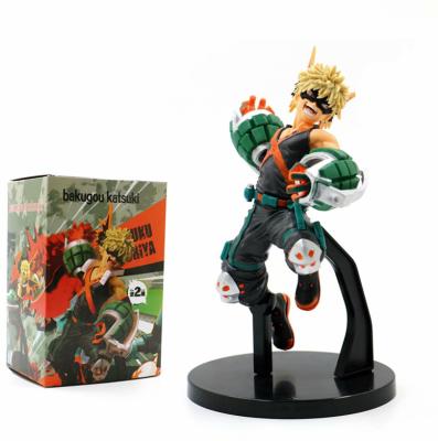 China Funny My Hero Academia /Boku No Hero Academia Bakugou Katsuki Anime PVC Figure Toy 19cm for sale